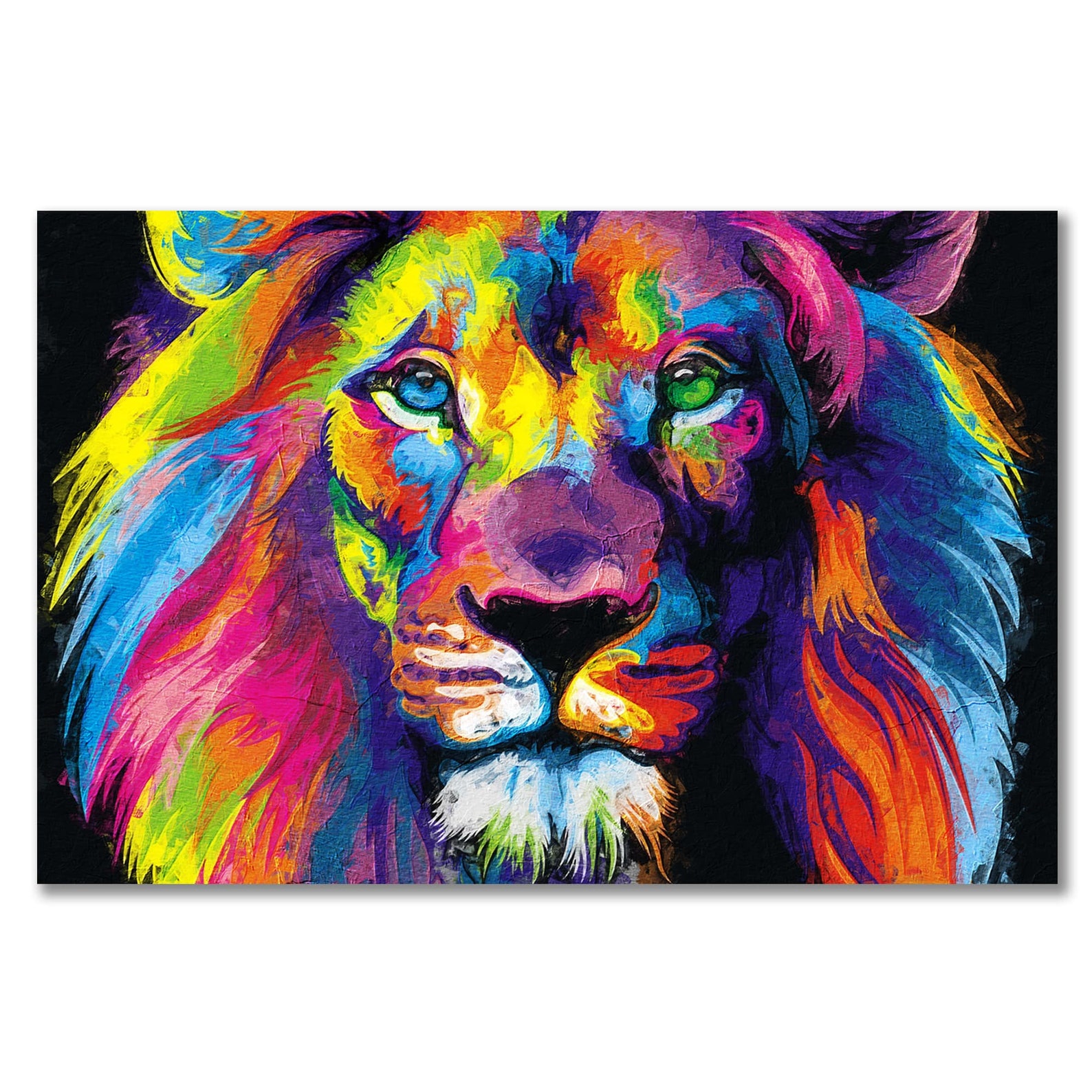 Paint by Numbers Kitcolorful Lion DIY Painting Gift Amazing Etsy