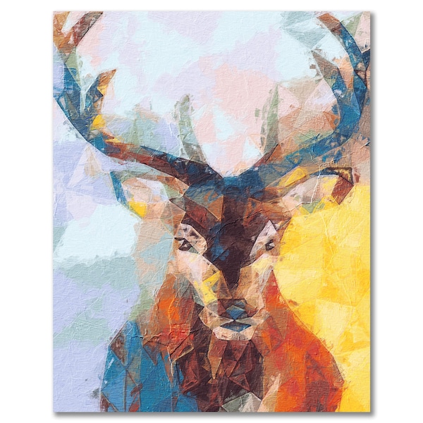 Paint by Number Deer Etsy