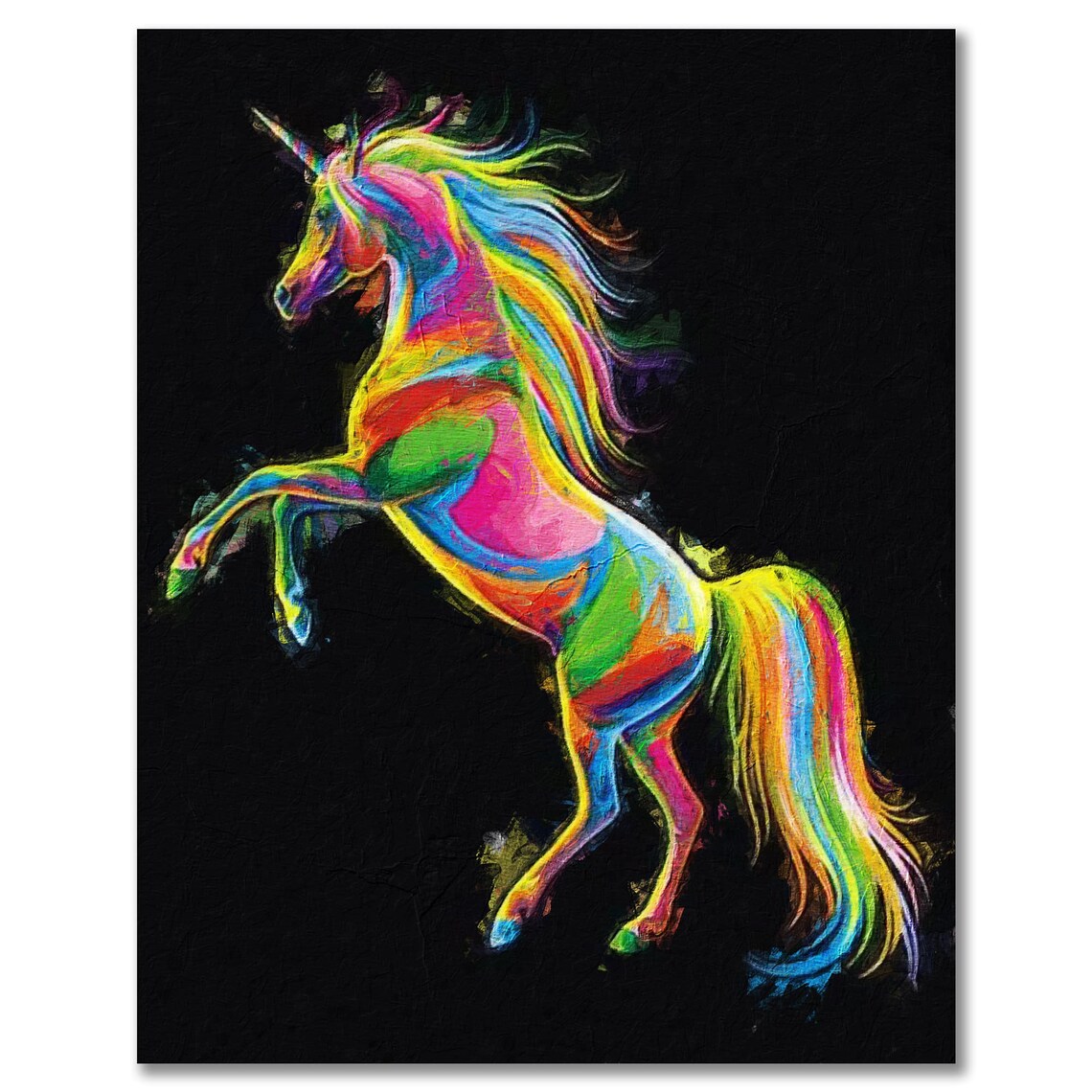 Paint by Numbers Kitcolorful Unicorn DIY Painting Gift Etsy