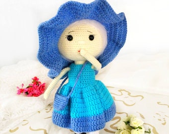 Amigurumi Doll Crochet Pattern, Summer Dress Outfit (PDF Pattern)