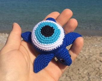 Mini Amigurumi Turtle Crochet Pattern – Small Toy PDF, Sea Animal