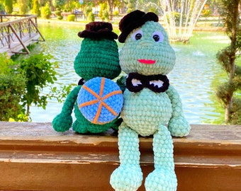 Turtle Gentleman Amigurumi Crochet Pattern (PDF Pattern)