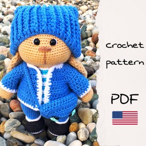 Sailor Bunny Häkelanleitung: Amigurumi Toy (PDF Pattern)