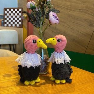Amigurumi Fågel Virkmönster – Gamplyschleksak PDF, Unik Djurdesign