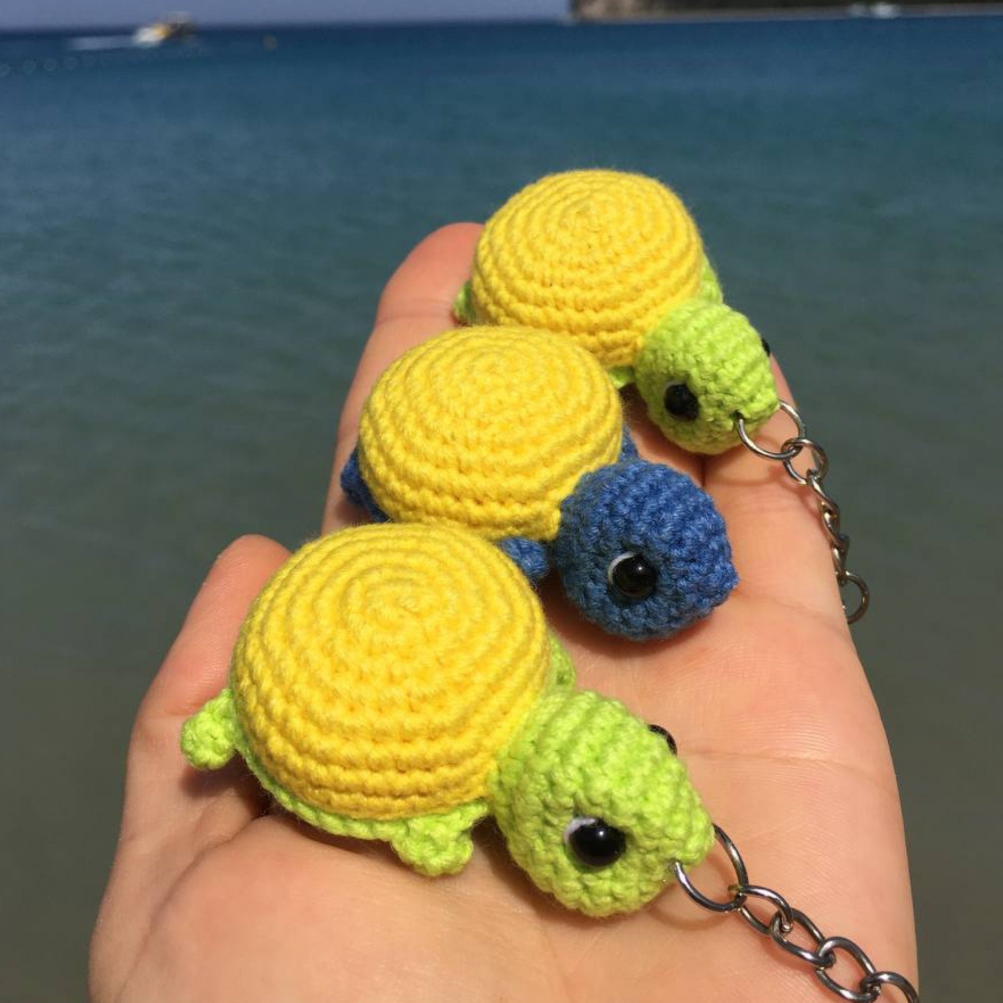 Crochet Patterns Sea Animals Set 3 in 1 Sea Turtle Pattern Etsy