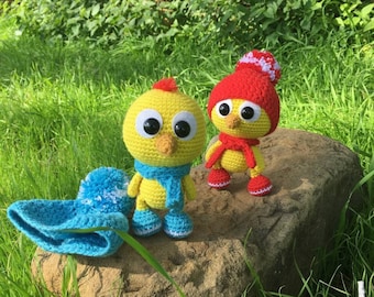 Huhn Amigurumi Häkelanleitung Kleines Küken (PDF-Muster)