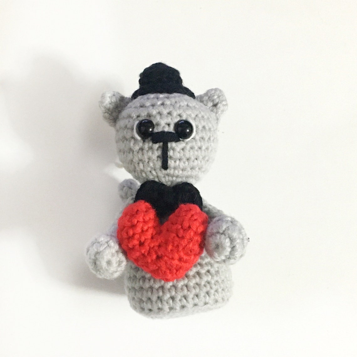 Cat valentine's amigurumi pattern cuty cat amigurumi | Etsy