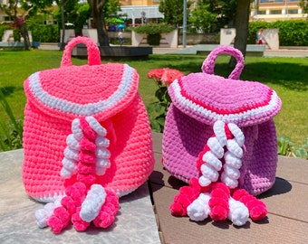 Crochet Unicorn Rucksack Pattern: Easy Plush Bag (PDF Pattern)