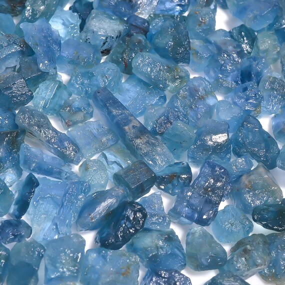 Santa Maria Aquamarine Rough Stone • Natural Blue Untreated Aquamarine Rough Gemstone
