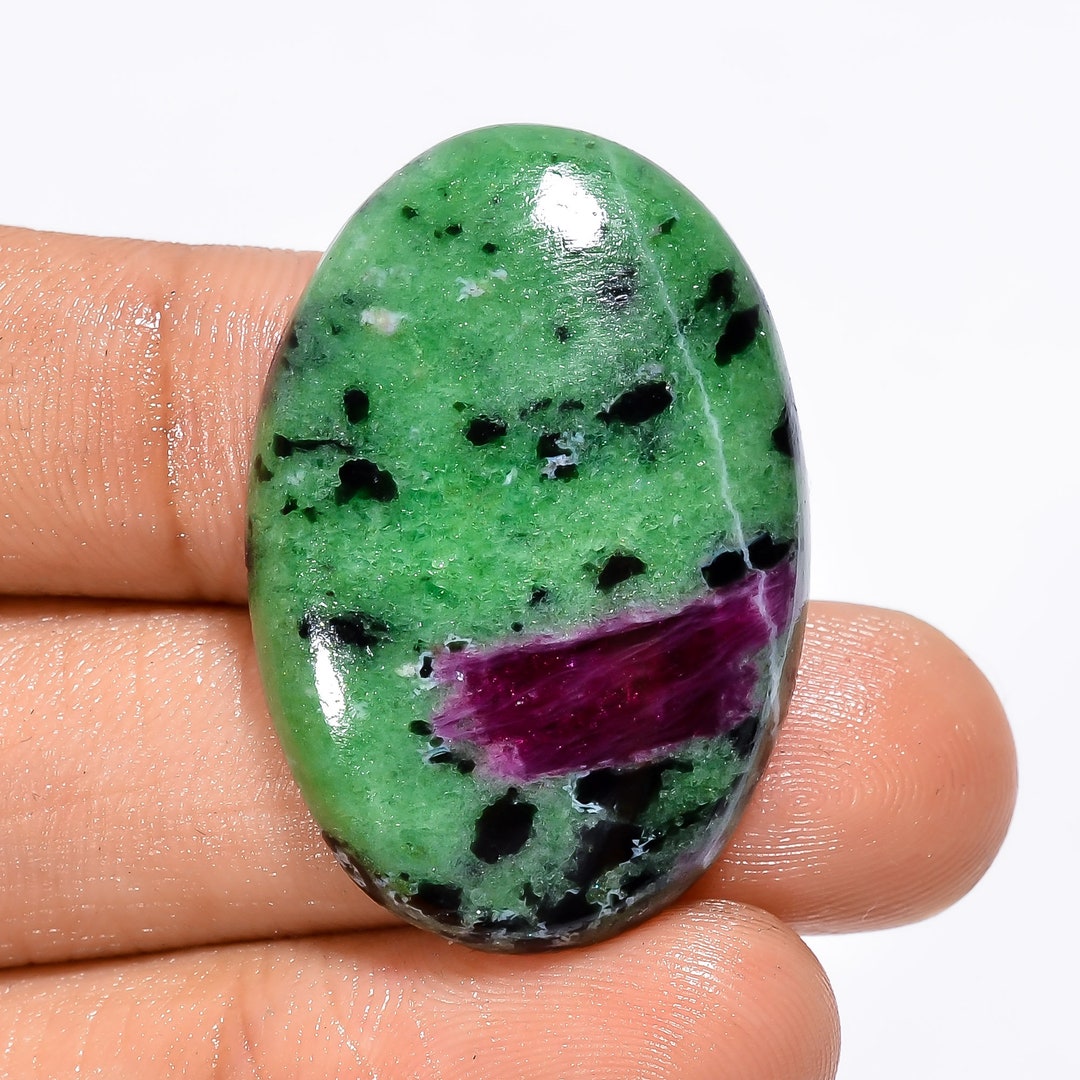 Tortue Sculptée En Rubis Zoisite Naturelle - 92,82 Carats - Pièce Rare Collection - Neuf