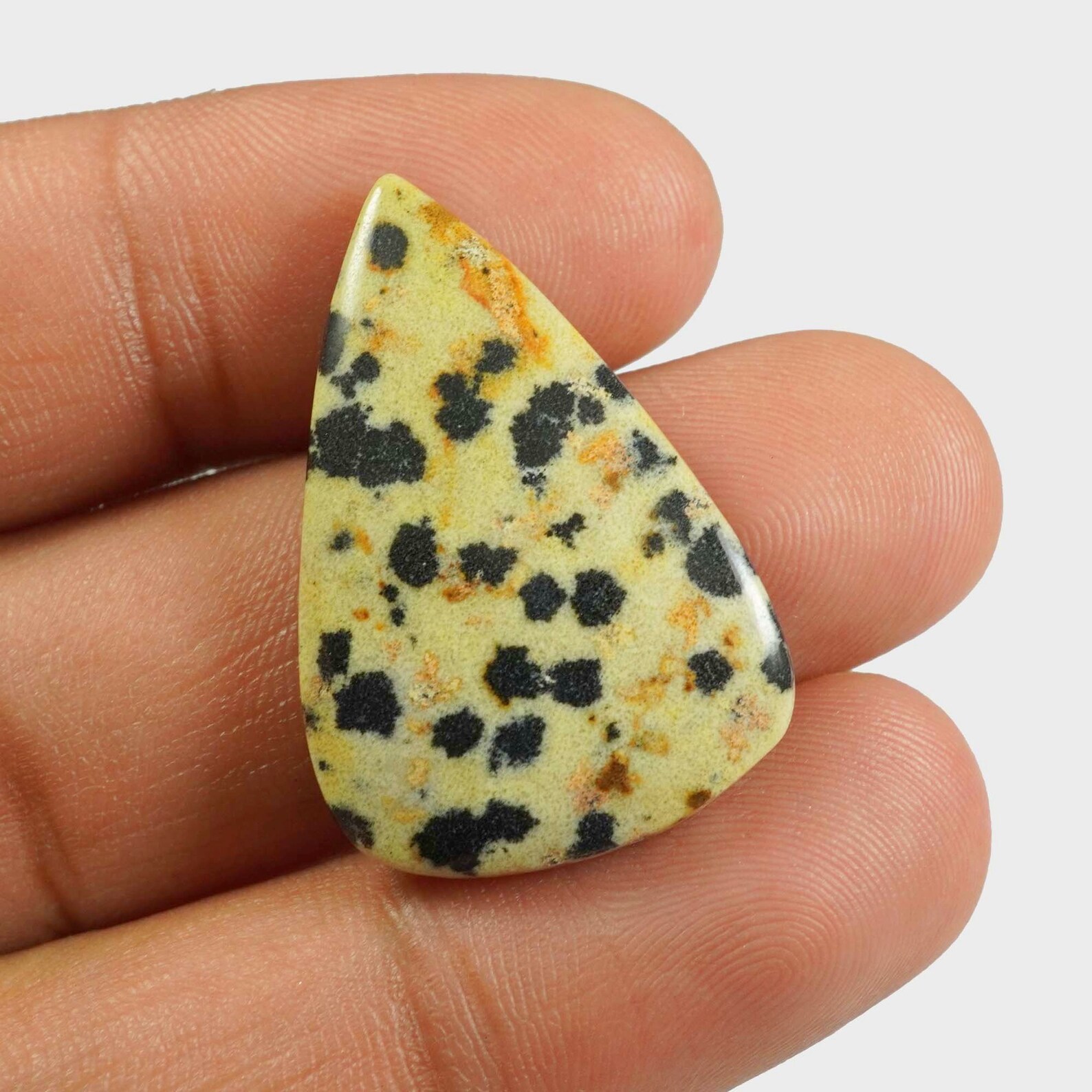 25 Ct. Dalmatian Jasper Natural Exclusive Loose Gemstone Pear Etsy