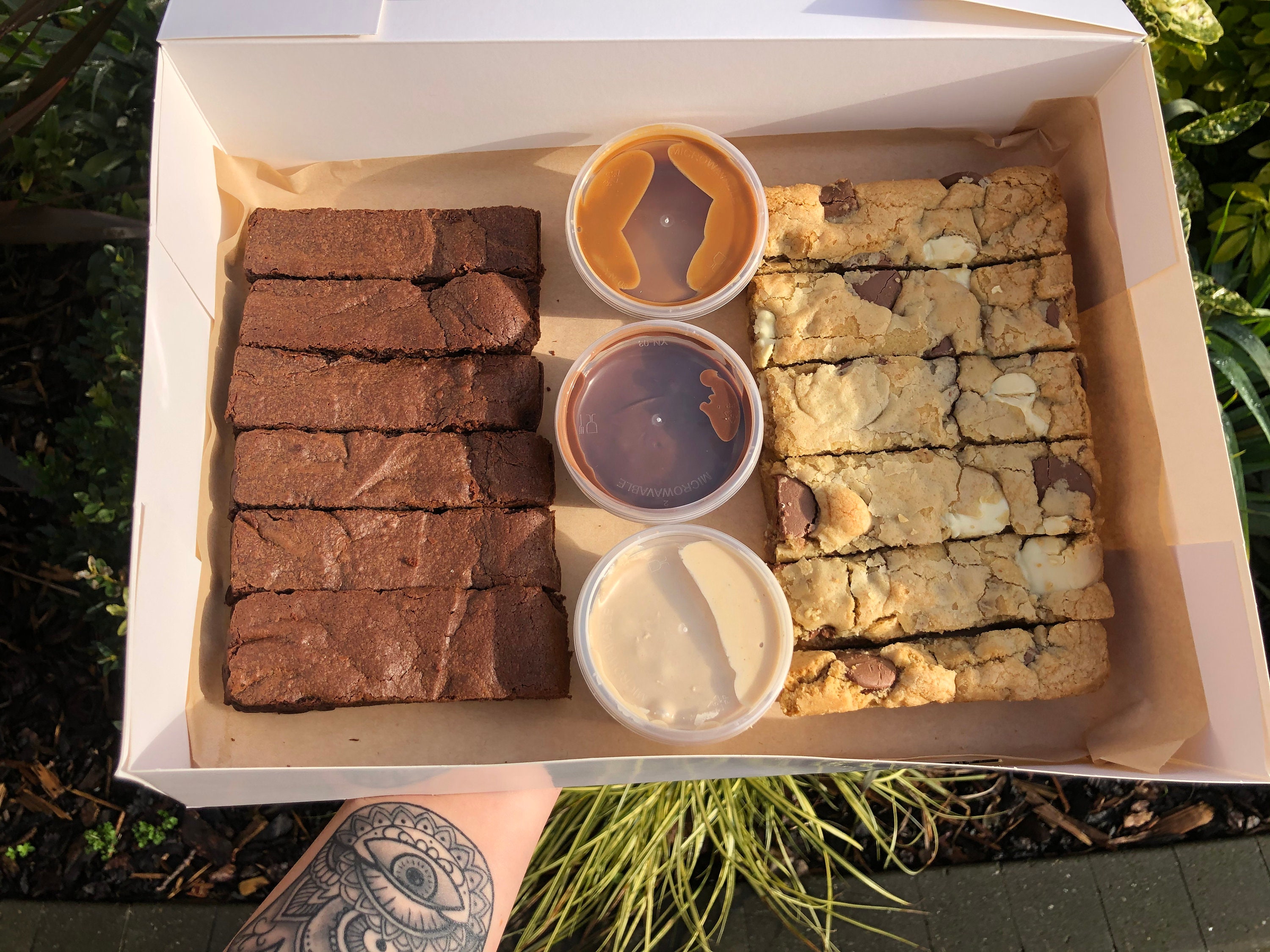 Brownie and Cookie bar Dipping Box Etsy