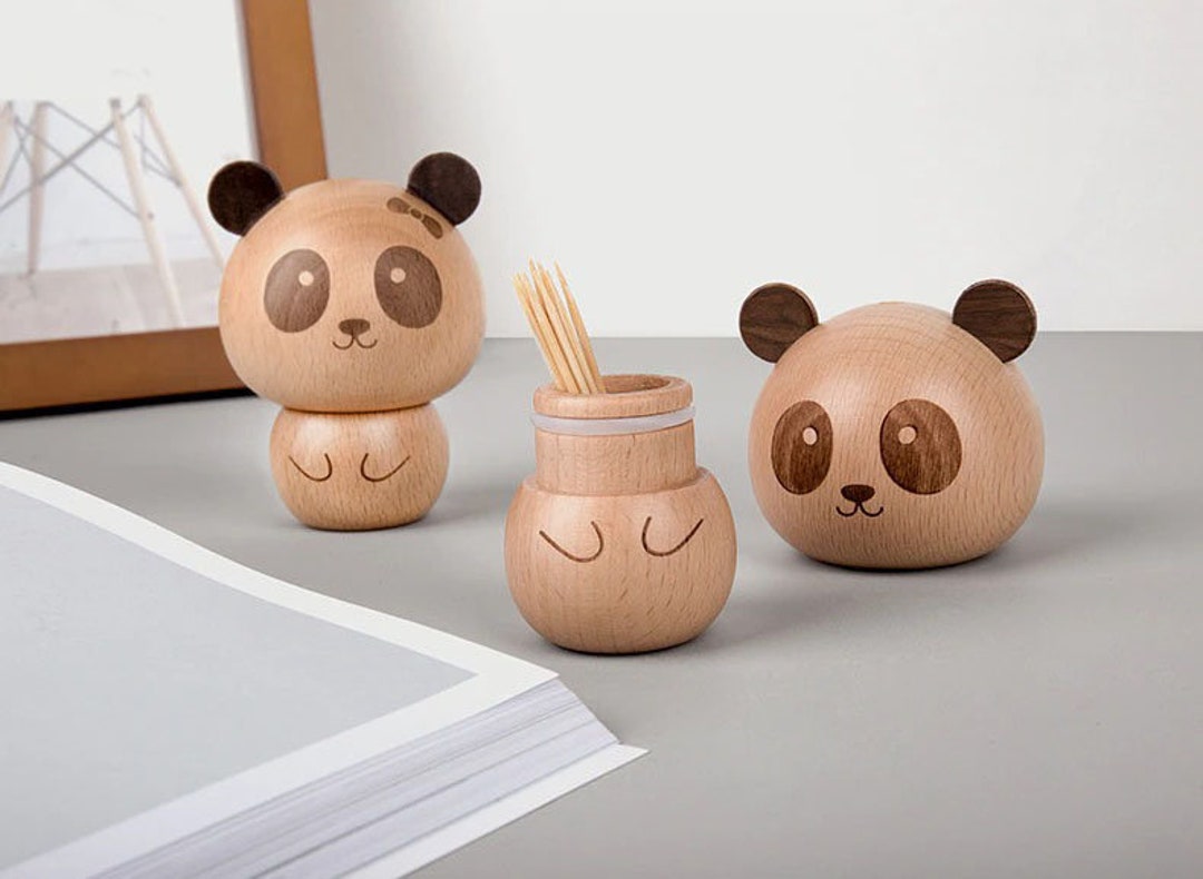Creativewooden Toothpick Holdercartoon Personality Cute Home - Etsy
