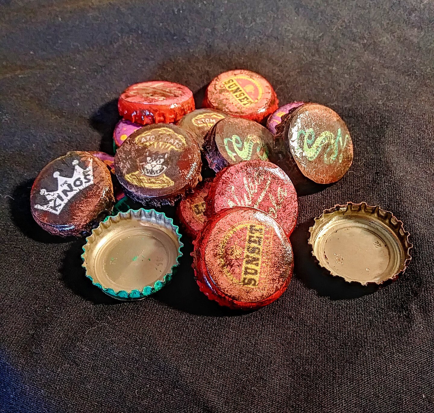Unofficial FALLOUT Bottle Caps SET OF 10 Weathered Variety Etsy