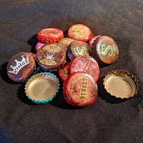 UNOFFICIAL FALL OUT-Inspired Set of Bottlecaps 10 or 25