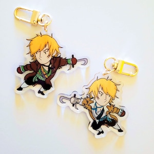 ASSASSIN&#39;S 3 MULTIPLAYER The Robber Double Sided Keychain