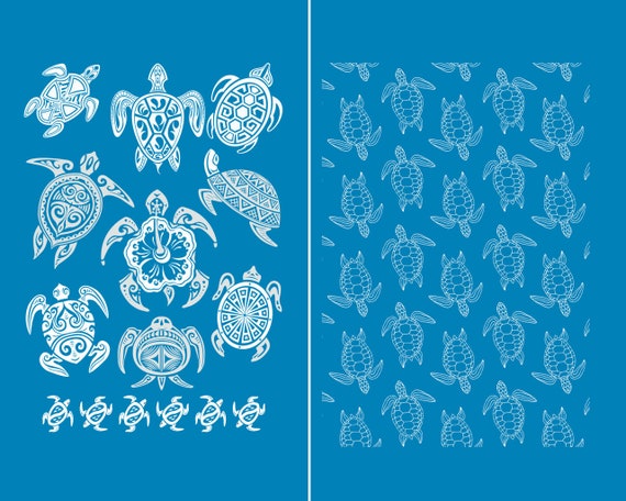 Animal Print Silk Screen Stencils for Polymer Clay Reusable