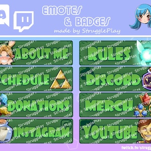The Legend of Zelda - Ocarina of Time I Twitch Panels