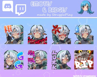 Cute Divine Mask Warrior Twitch Emotes Pack | Retro God Mode Avenger Chat Stickers | Ghost Warrior Twin Sub Badges Twitch Discord OBS