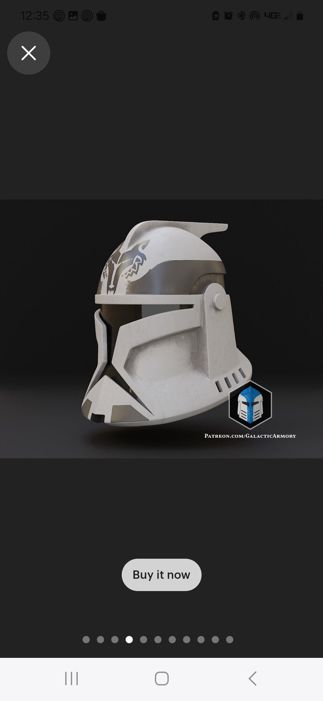 Phase 1 Animated Clone Trooper Helmet Raw 3D Print - Etsy