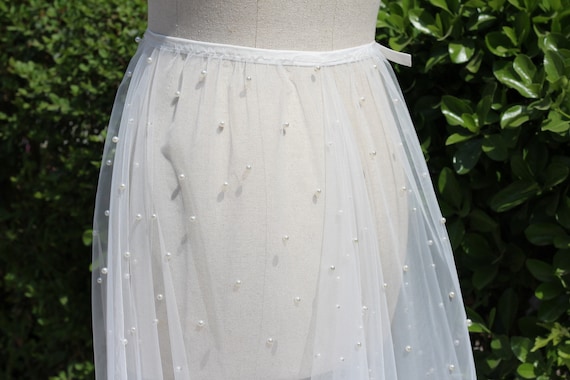 Hi-low Tulle Overlay Skirt,tulle Detachable Skirt,wedding Hi-low Tulle Overlay Skirt,tulle Detachable Skirt,wedding