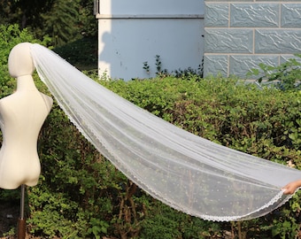 unique wedding veil,Pearl Veil White Veil,Pearl Wedding Veil,Bride Veil with pearl Cathedral Veil,Fingertip Veil,bride veil for wedding