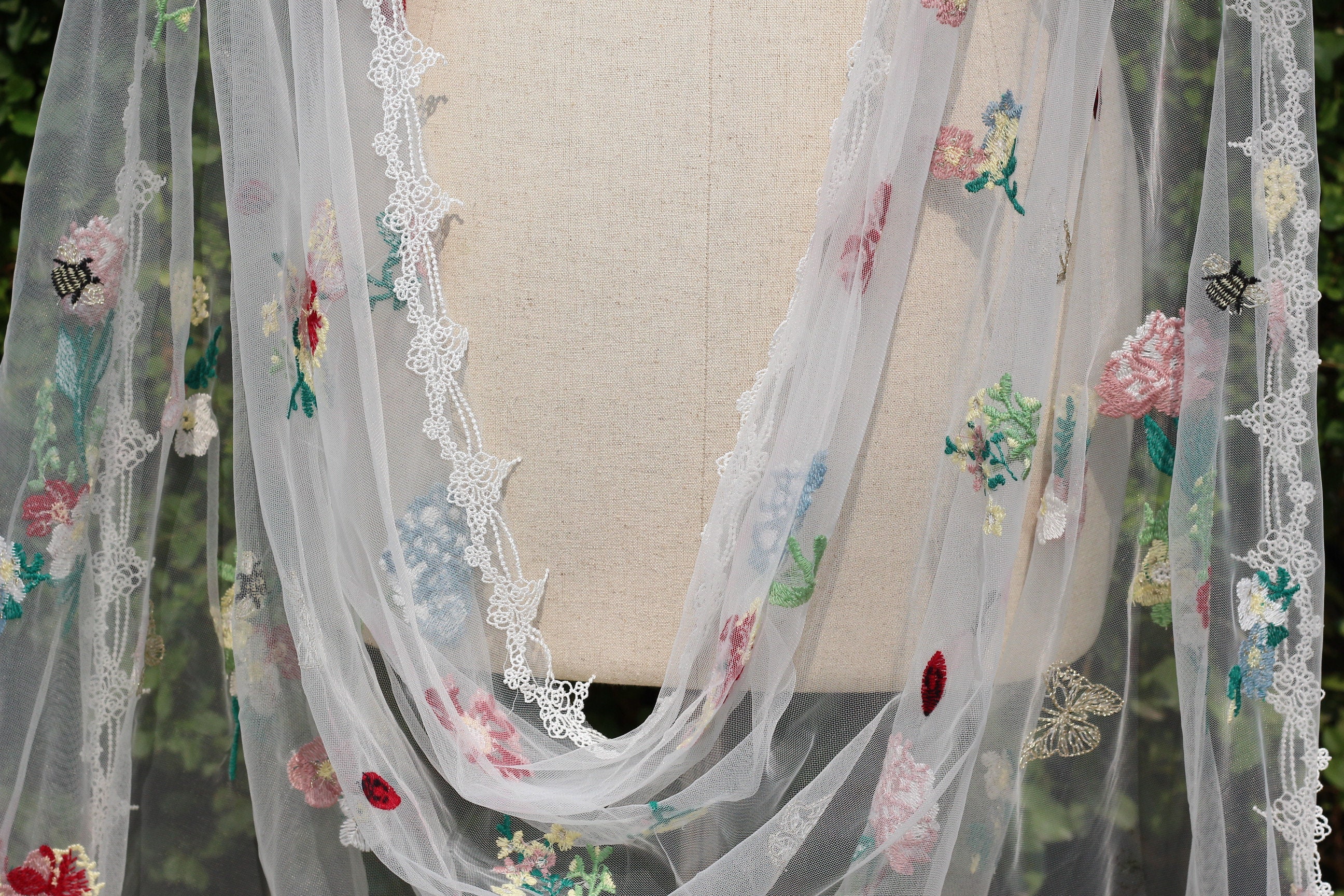 Floral paisley cape Capes