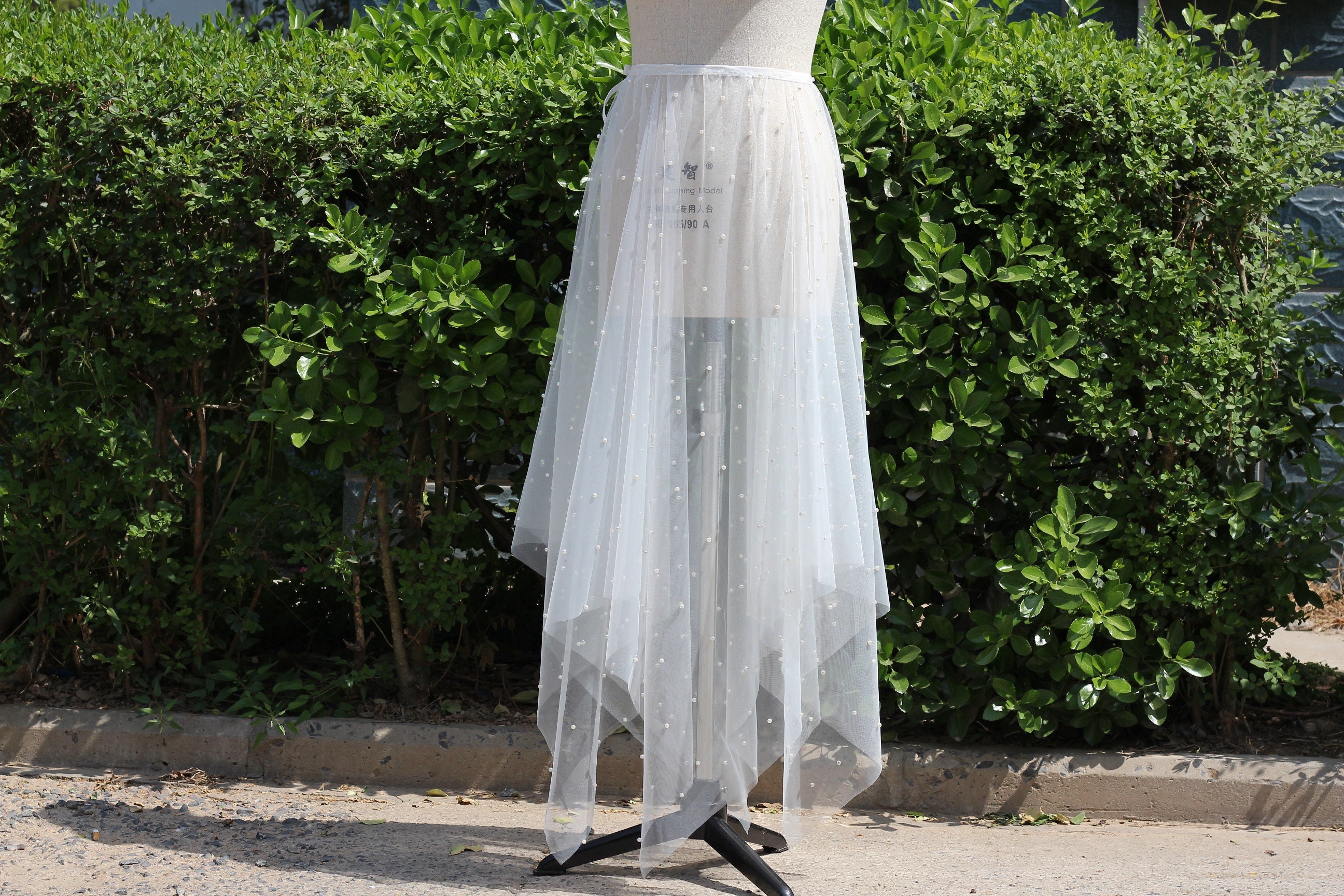 Hi-low Tulle Overlay Skirt,tulle Detachable Skirt,wedding Hi-low Tulle Overlay Skirt,tulle Detachable Skirt,wedding