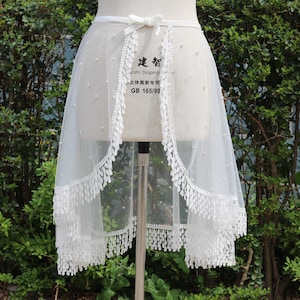 see through tull skirt open front,mesh overdress,sheer skirt,ballet wrap skirt,tulle wrap skirt festival,transparent skirt,mesh skirt rave