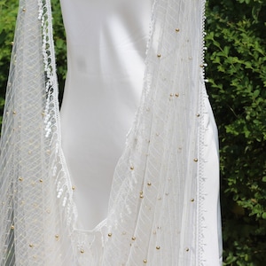 pear bridal cape,drap wedding cape,Pearl Wedding Cape for bride,Bridal Shawl,Wedding Cape Veil,bridal cape veil,shoulder cape veil