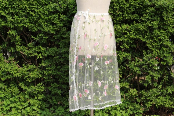 Floral Embroidery Ballet Wrap Skirt detachable Bridal Skirt floral Overskirt embroidered Wedding Skirt flower Embroidery Skirt vintage Skirt Etsy UK