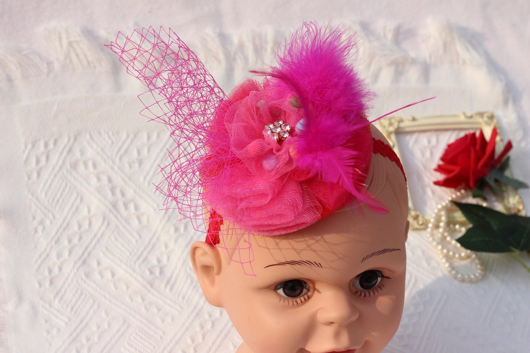 Girl Tea Party Hat Baby Toddler Fancy Hat,little Girl Kentucky Derby