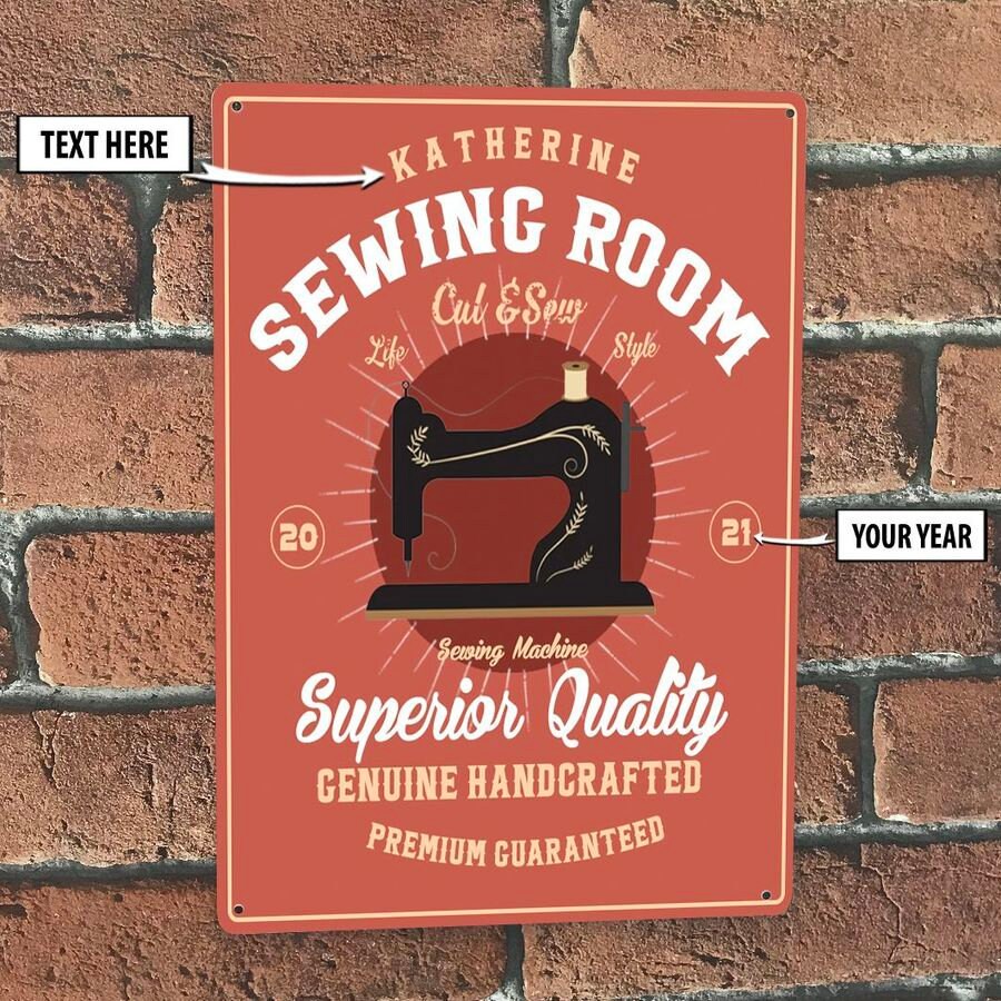 Personalized Sewing Room Metal Carving Sign Craft Room Decor Etsy
