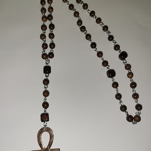 Ankh Rosary beads