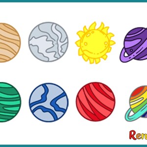Planet Twitch Sub Badges, Space Bit Cheer Badges (Digital Download) image 2