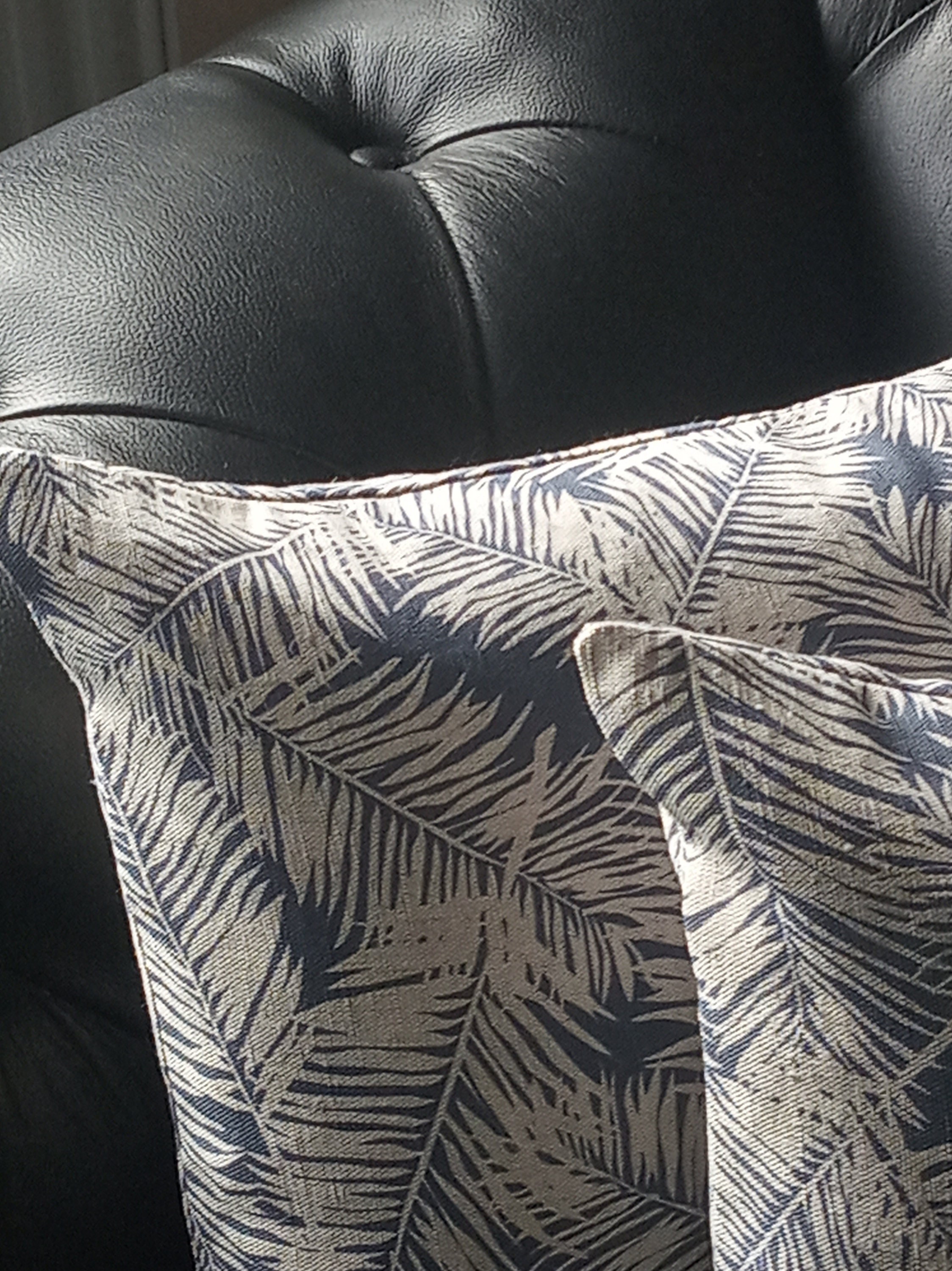 16 Navy Botanical Cushion Cover / Decorative Handmade Etsy UK