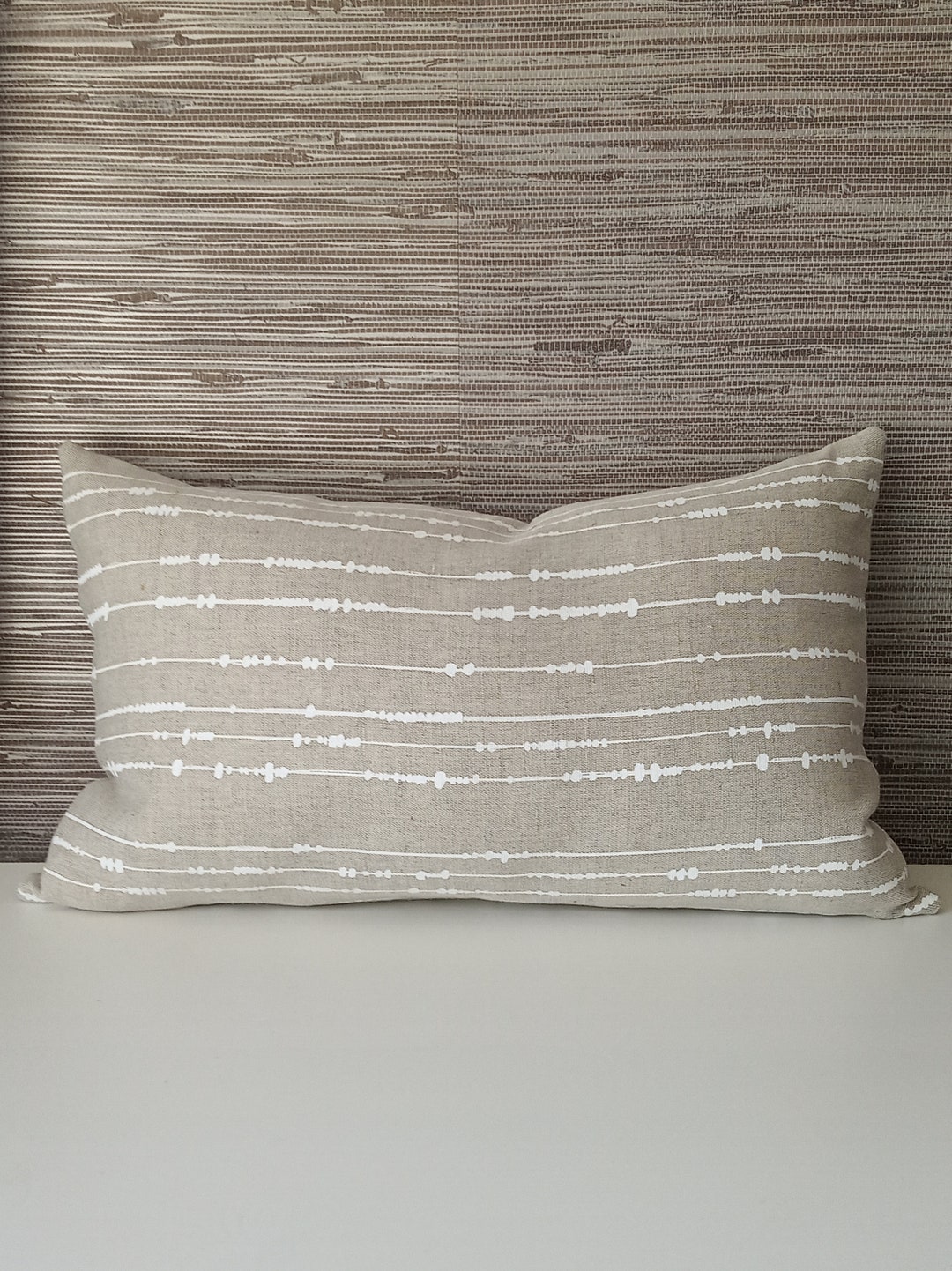 Natural Linen Cushion Cover / Lumbar Cushion Cover / Scatter Etsy UK