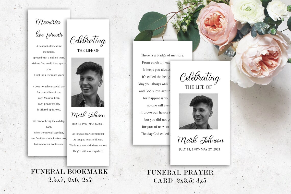 Download Editable Funeral Bundle Memorial Package Celebration of ...