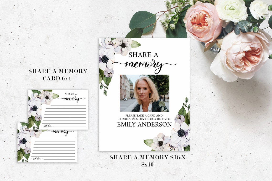 Editable Purple Floral Funeral Bundle Memorial Package Etsy Editable Purple Floral Funeral Bundle Memorial Package Etsy