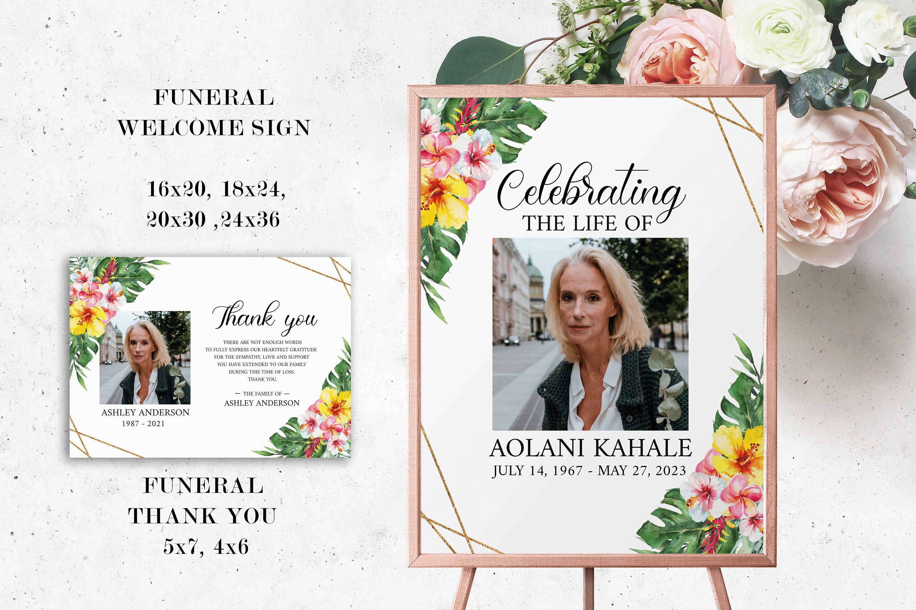 Editable Funeral Bundle Memorial Package Celebration of Life - Etsy