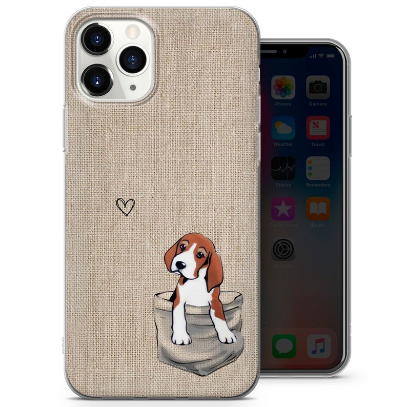 Funda para teléfono para perros Linda funda adecuada para iPhone iPhone 13 Pro, 12, 11, XR, XS, 8 , 7 y Samsung S21, S22, A50, A51, Huawei P20, P30 Lite / D13 imagen 6