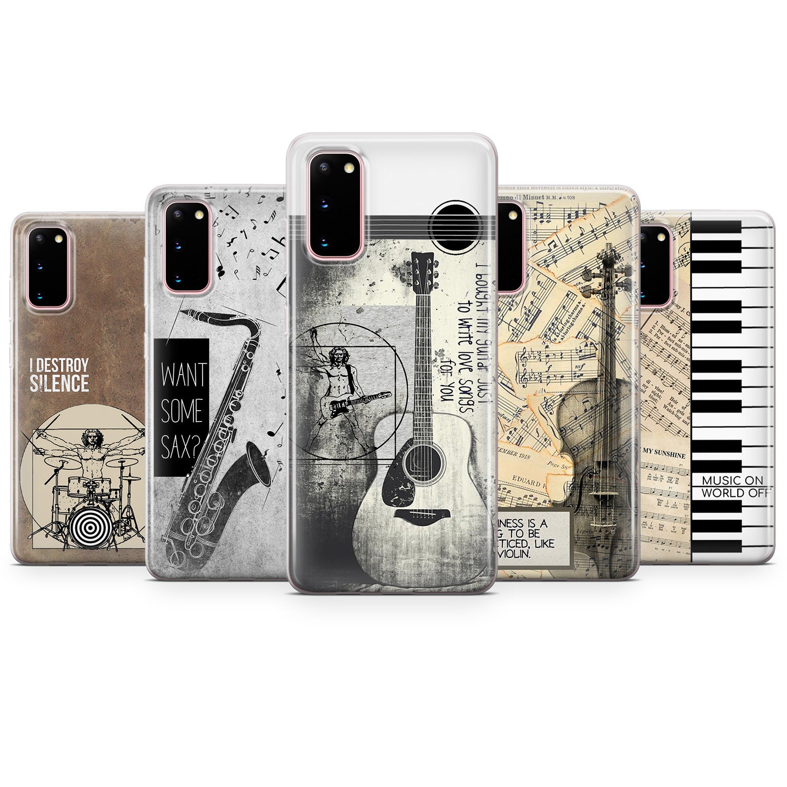 Music Phone Case Instruments Cover Suitable for Iphone Etsy
