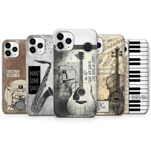 Music Phone Case| Instruments Cover| suitable for iPhone Samsung Huawei phone case | Worldwide Shipping | D30