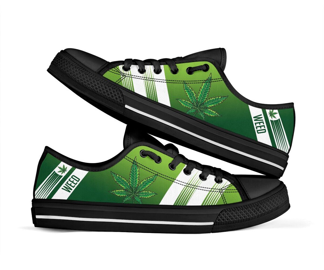 custom weed shoes