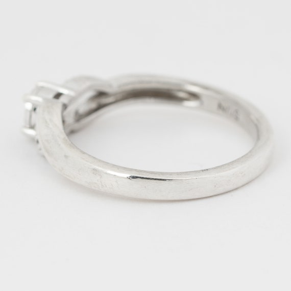 Sterling Silver Diamond Ring, Solitaire Diamonds,… - image 5