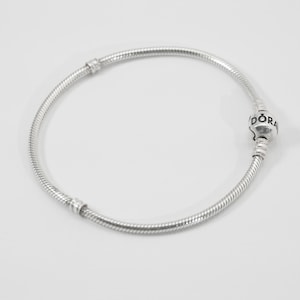 Pandora Bracelet, Sterling Silver 925, 8.5 inches