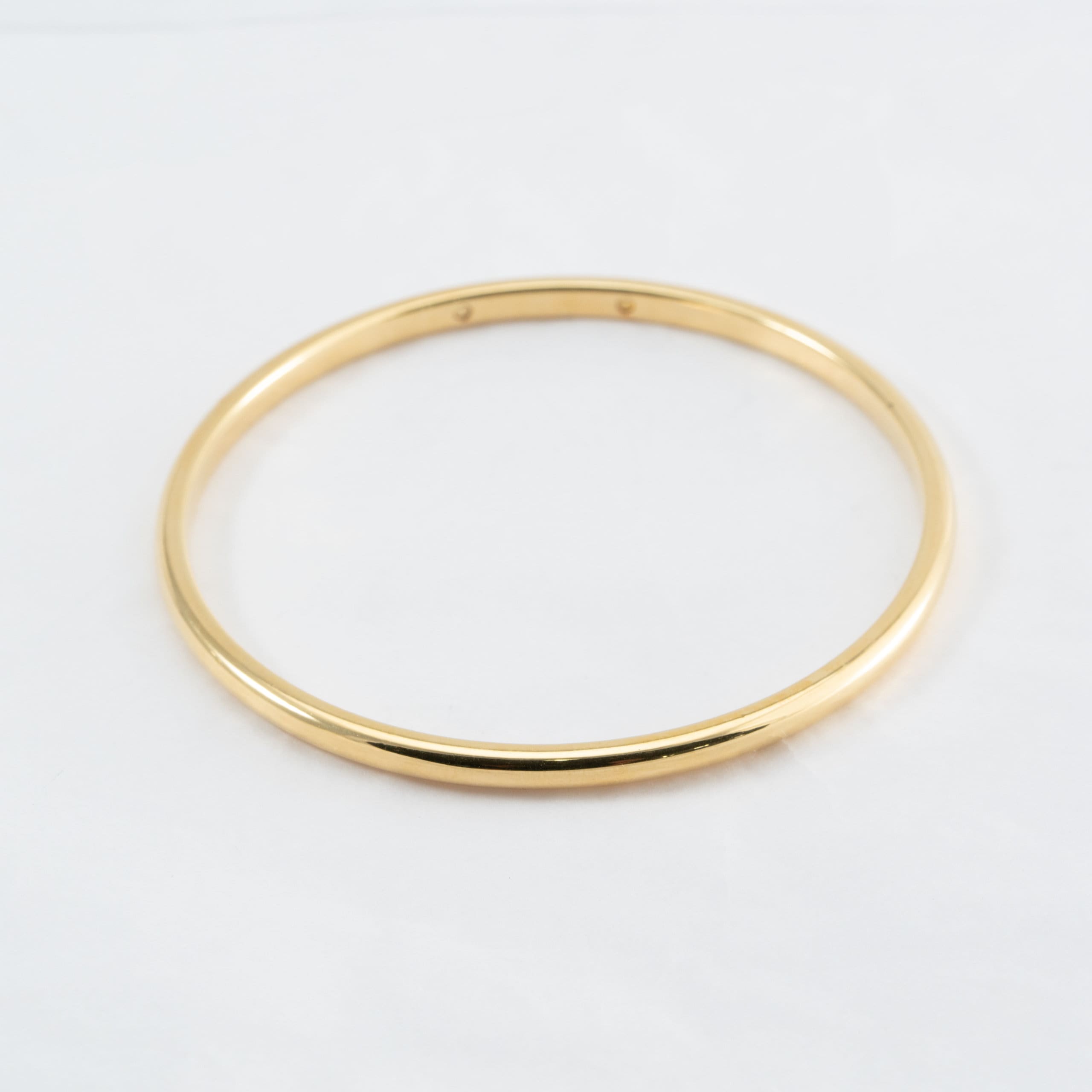 14k Plated Resin Gold Bracelet Milor Italy, inch wrist