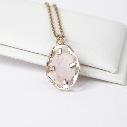 Victorian shops Cameo Pendant 10k Yellow Gold with Gold Filled Chain 17.5