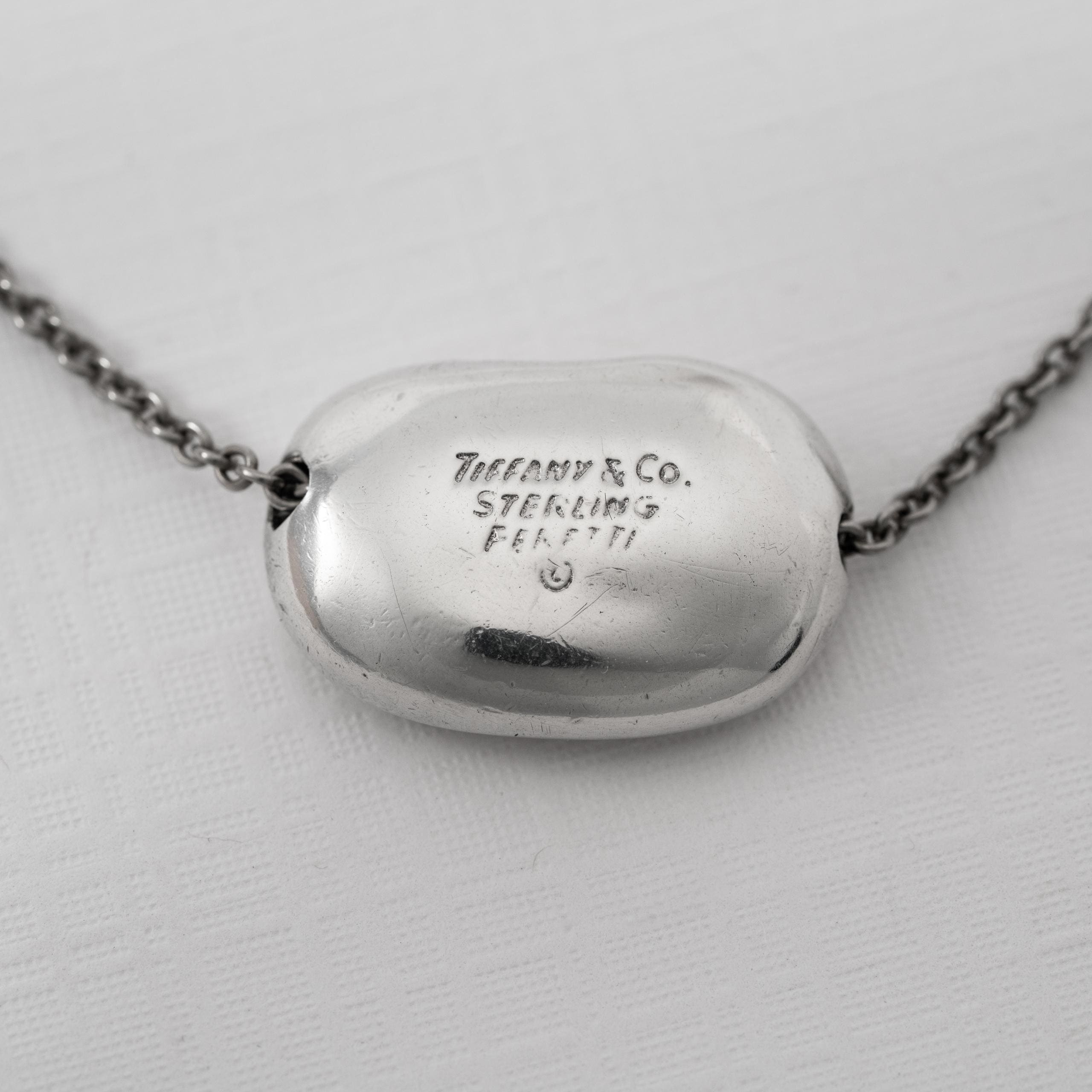 Tiffanys and Co Necklace Bean - Etsy