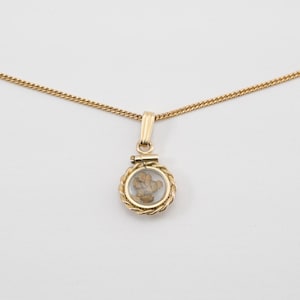 Gold filled pendant and chain, 1/20th 12k, 18 inches chain length